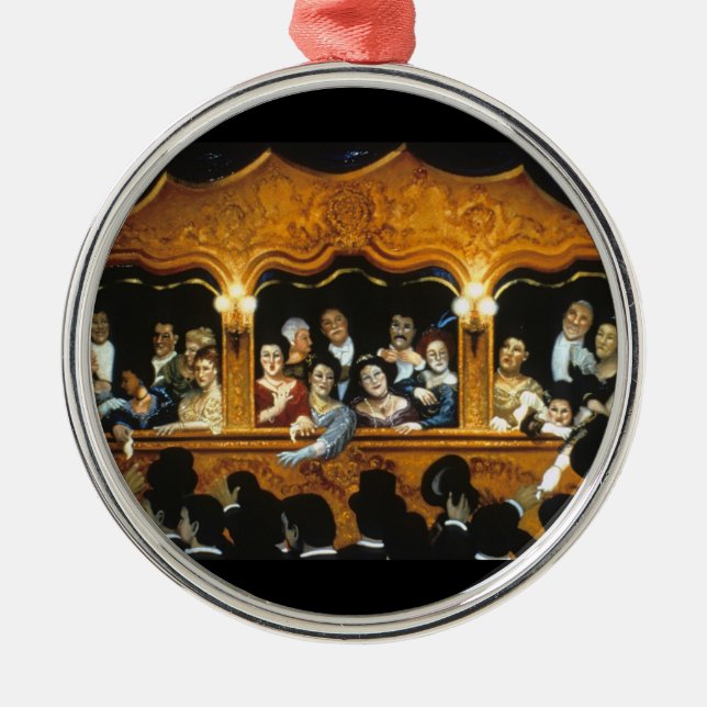 Adorno Metálico Noche de la inauguración en el La Fenice (Frente)