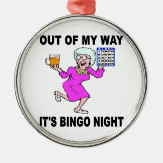 ADORNO METÁLICO NOCHE DEL BINGO