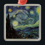 Adorno Metálico Noche Starry - van Gogh<br><div class="desc">Desde la lámpara de Nuenen del minero hasta la que colocó en su ventana siguiendo la escena con Gauguin; desde la estrella de la noche que observó en 1875 en Corot Olive Orchard hasta la carta que le escribió a su hermano en agosto de 1888, en la que decía: "Algún...</div>