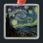 Adorno Metálico Noche Starry - van Gogh<br><div class="desc">Desde la lámpara de Nuenen del minero hasta la que colocó en su ventana siguiendo la escena con Gauguin; desde la estrella de la noche que observó en 1875 en Corot Olive Orchard hasta la carta que le escribió a su hermano en agosto de 1888, en la que decía: "Algún...</div>