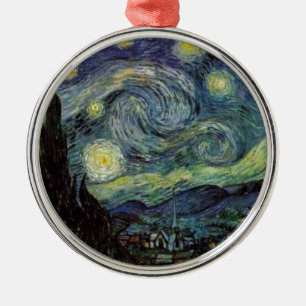 Adorno Metálico Noche Starry - van Gogh
