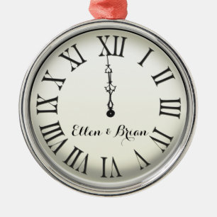 Adorno Metálico Noche Vieja personalizada