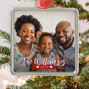 Adorno Metálico Nombre de familia moderno personalizado foto