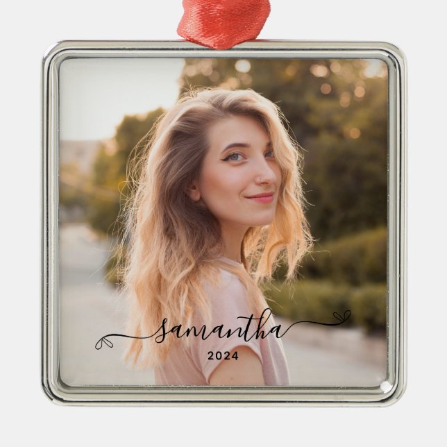 Adorno Metálico Nombre de la firma de la curva (Frente)