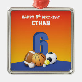 Adorno Metálico Nombre personalizado Boy 6ª bolas deportivas de cu