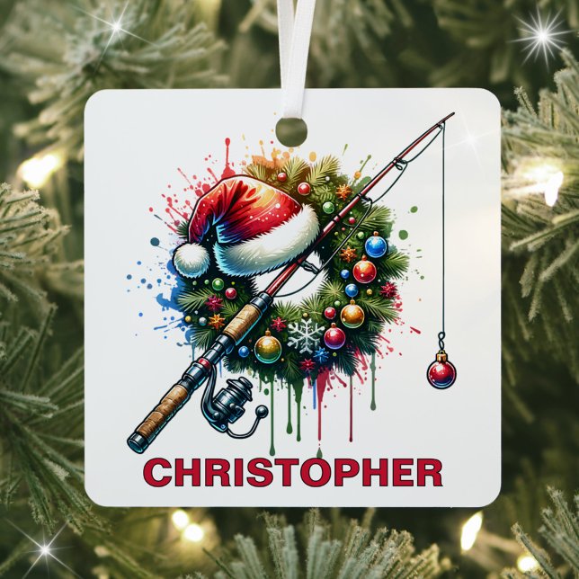 Adorno Metálico Nombre personalizado de navidades que pescan el am (Subido por el creador)