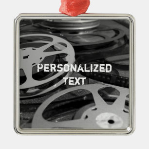 Adorno Metálico Nombre personalizado del carrete de película / del