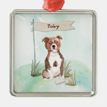 Nombre personalizado Staffordshire Bull Terrier Ma