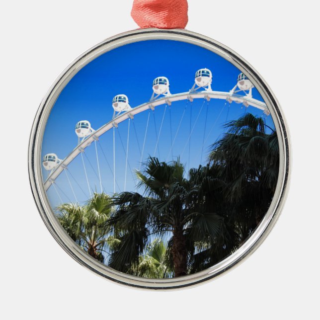 Adorno Metálico Noria 2 de Las Vegas (Frente)