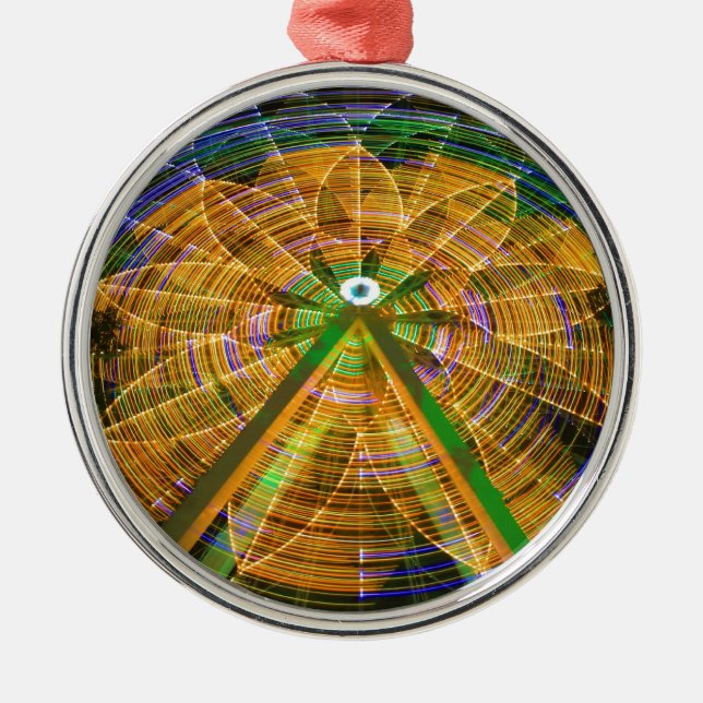 Adorno Metálico Noria de la diversión (Frente)