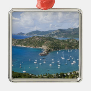 Adorno Metálico Norteamérica, Caribe, Antigua. Inglés