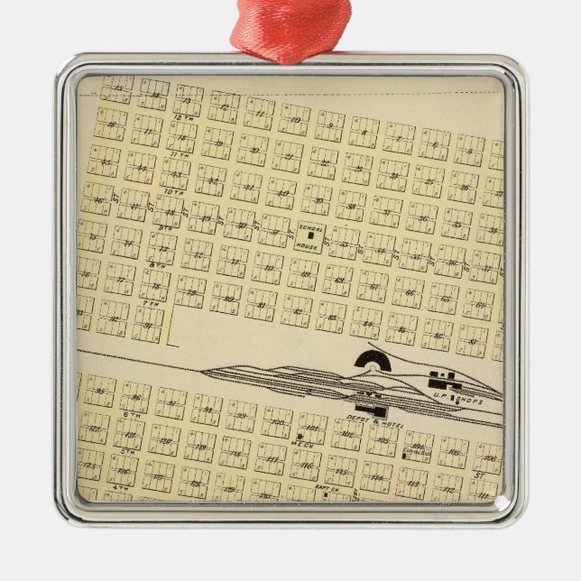 Adorno Metálico North Platte, Nebraska (Frente)