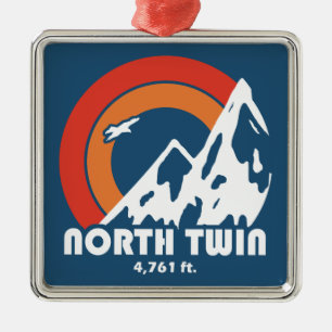 Adorno Metálico North Twin New Hampshire Sun Eagle