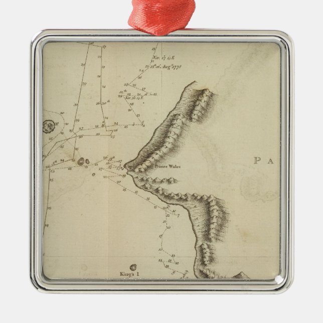 Adorno Metálico Norton Sound, Bherings Strait, Alaska (Frente)