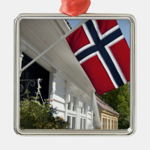 Adorno Metálico Noruega, Stavanger. Vistas históricas al centro.