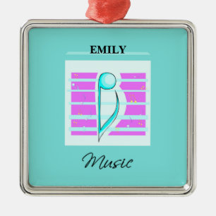 Adorno Metálico Nota de felicitaciones, Rendimiento musical