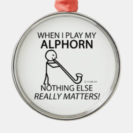 Adorno Metálico Nothing Else Matters Alphorn