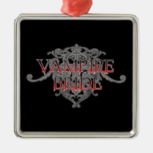 Adorno Metálico Novia Vampiro