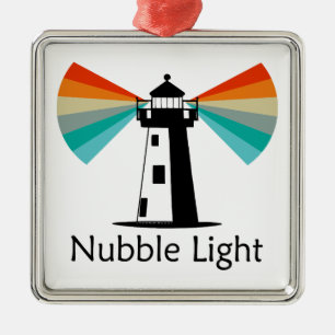 Adorno Metálico Nubble Light Maine Arcoíris