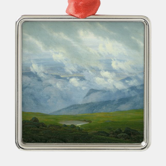 Adorno Metálico Nubes de deriva (Frente)