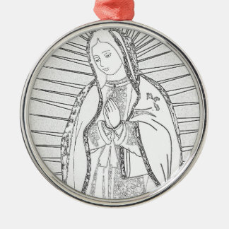 Adorno Metálico nuestra dama de guadalupe