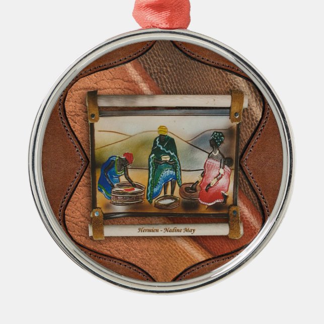 Adorno Metálico Nuestra nación arco iris (Frente)