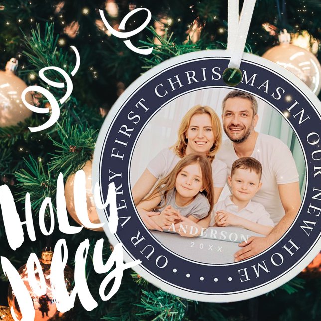 Adorno Metálico Nuestra primera foto familiar moderna en la nueva  (Subido por el creador)