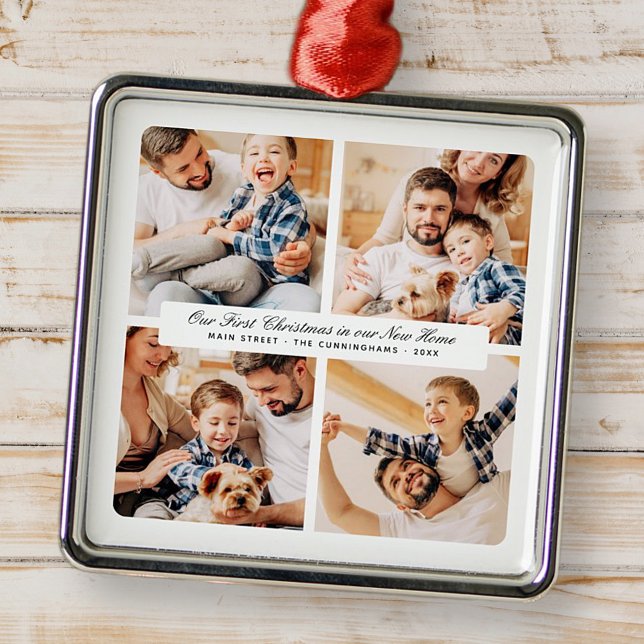 Adorno Metálico Nuestra Primera Navidad En Nuestro Nuevo Hogar Mod (Subido por el creador)