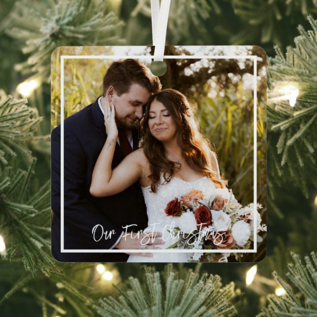 Adorno Metálico Nuestra primera Navidad Sr. y Sra. Ornament Metali (in situ)