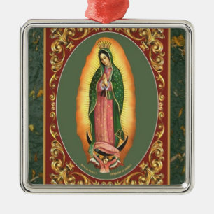 ADORNO METÁLICO NUESTRA SEÑORA DE GUADALUPE