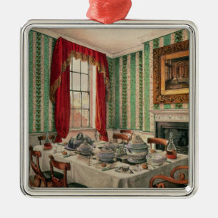 Adorno Metálico Nuestro comedor en York, 1838
