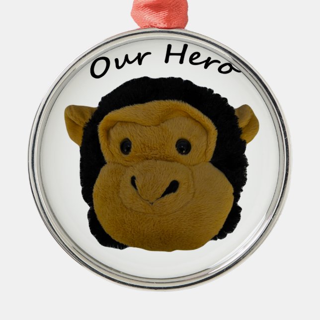 Adorno Metálico Nuestro héroe (Frente)