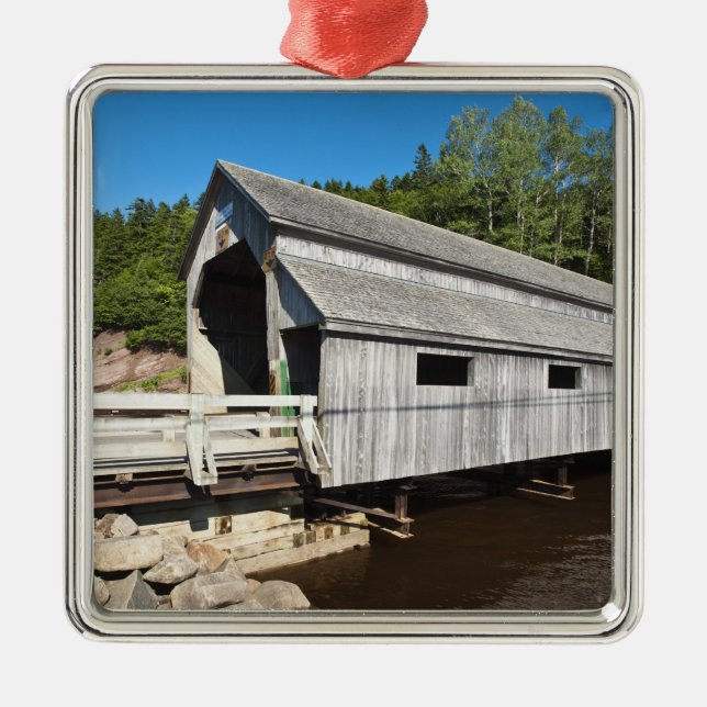 Adorno Metálico Nueva Brunswick, Canadá. Río irlandés cubierto (Frente)