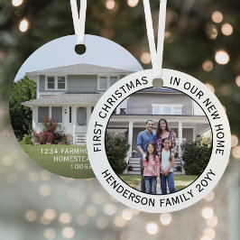 Adorno Metálico Nueva dirección residencial 1er Navidades 2 Foto B