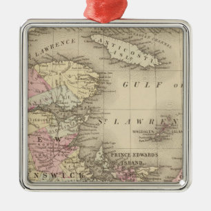 Adorno Metálico Nueva Escocia, Nuevo Brunswick, identificación de