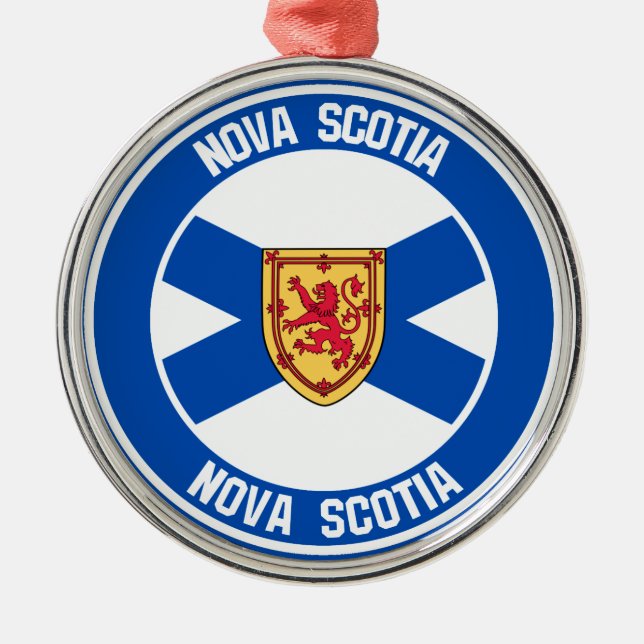 Adorno Metálico Nueva Escocia Round Emblem (Frente)