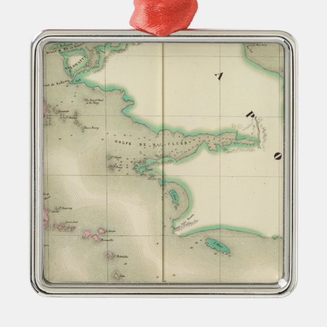 Adorno Metálico Nueva Guinea Oceanía no 22 (Frente)