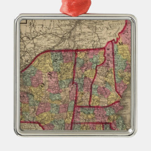 Adorno Metálico Nueva Inglaterra y Nueva York