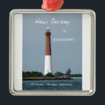 Adorno Metálico Nueva Jersey es impresionante - Faro Barnegat<br><div class="desc">El Faro Barnegat se encuentra en el extremo norte de Long Beach Island,  NJ.</div>
