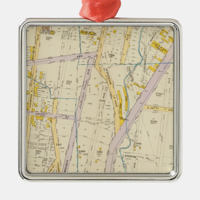 Adorno Metálico Nueva York 10 (Frente)