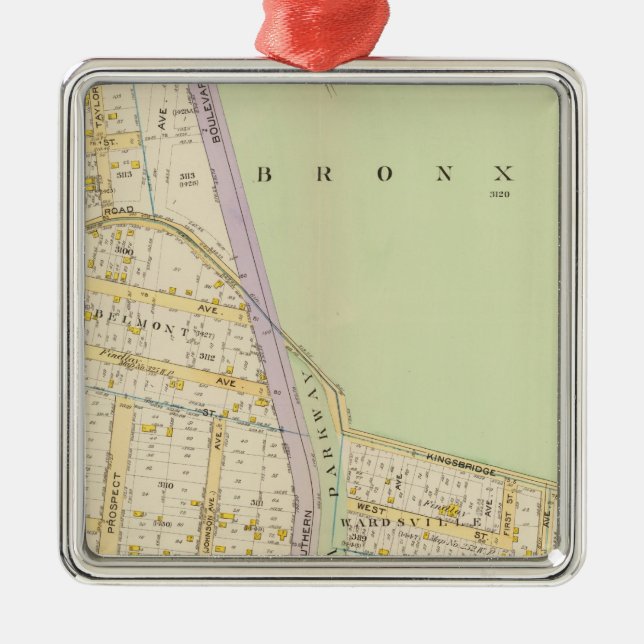 Adorno Metálico Nueva York 19 (Frente)