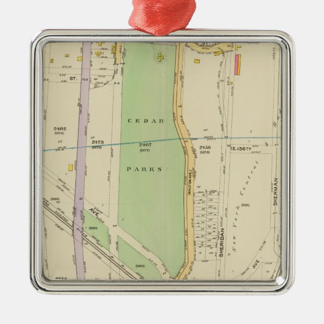 Adorno Metálico Nueva York 37 (Frente)