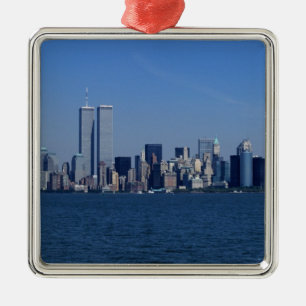 Adorno Metálico Nueva York, EE. UU. Horizonte de Manhattan central
