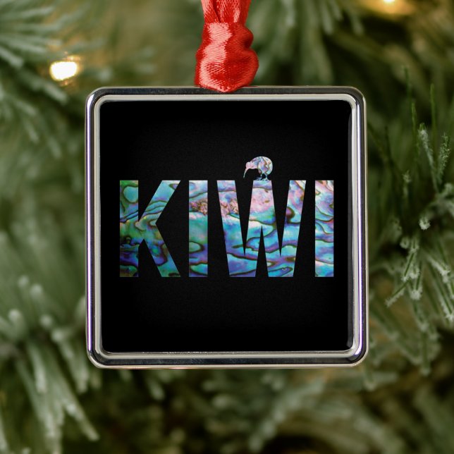 ADORNO METÁLICO NUEVA ZEALAND KIWI PAUA (Árbol)