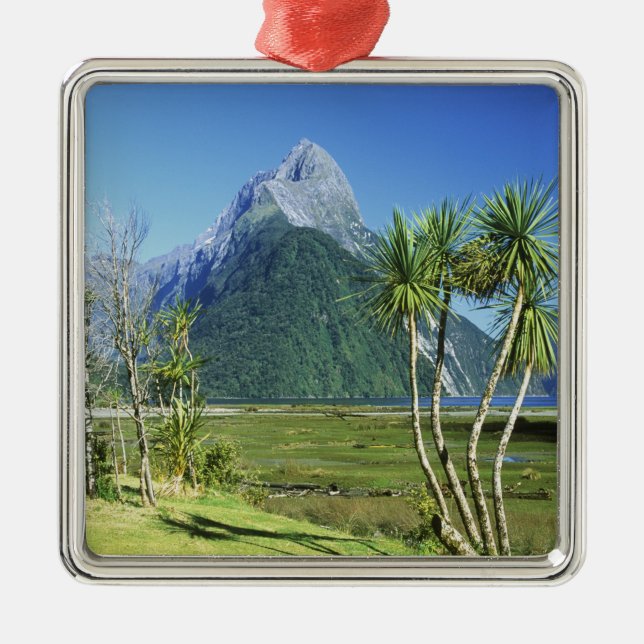 Adorno Metálico Nueva Zelandia, Isla del Sur, Pico Miter, (Frente)