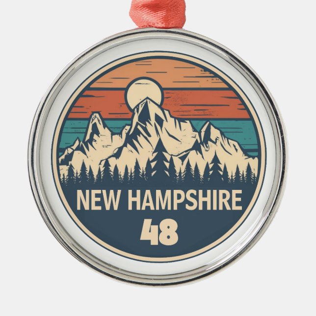 Adorno Metálico Nuevo Hampshire 48 Sunset (Frente)