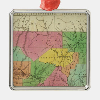 Adorno Metálico Nuevo Mapa De Arkansas 2