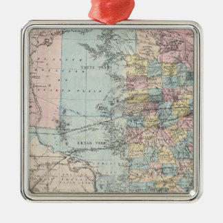 Adorno Metálico Nuevo mapa del estado de Texas de Richardson
