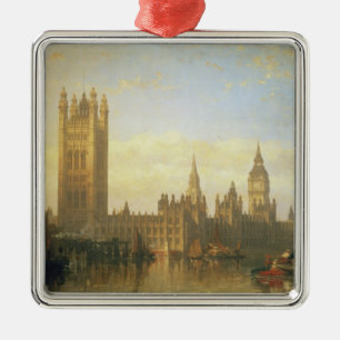 Adorno Metálico Nuevo palacio de Westminster del río Támesis