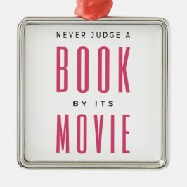 Adorno Metálico Nunca juzgues un libro por su película